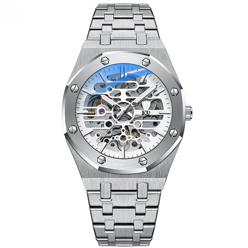 A98CC0FB-2296-252D-9679-D1535E7F43C8-1.jpg Luxury Men's Sport Business Mechanical Watches Custom Logo Stainless Steel Band Water Resistant Luminous on Bezel lobinni - Image 1